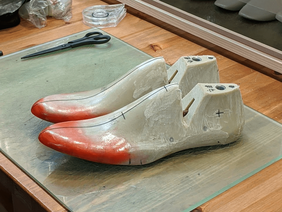 写真:靴教室で使っている木型