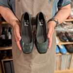 専用の木型から誕生！Tさんの大人可愛いエナメルパンプスがかんせいしました