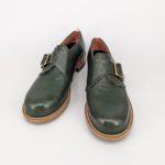 大人の習い事で夢を形に！Fさんの「遊び心あふれるグリーン靴」が完成しました